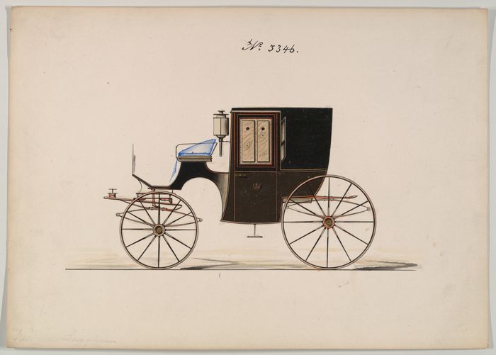 Design for Brougham, no. 3346