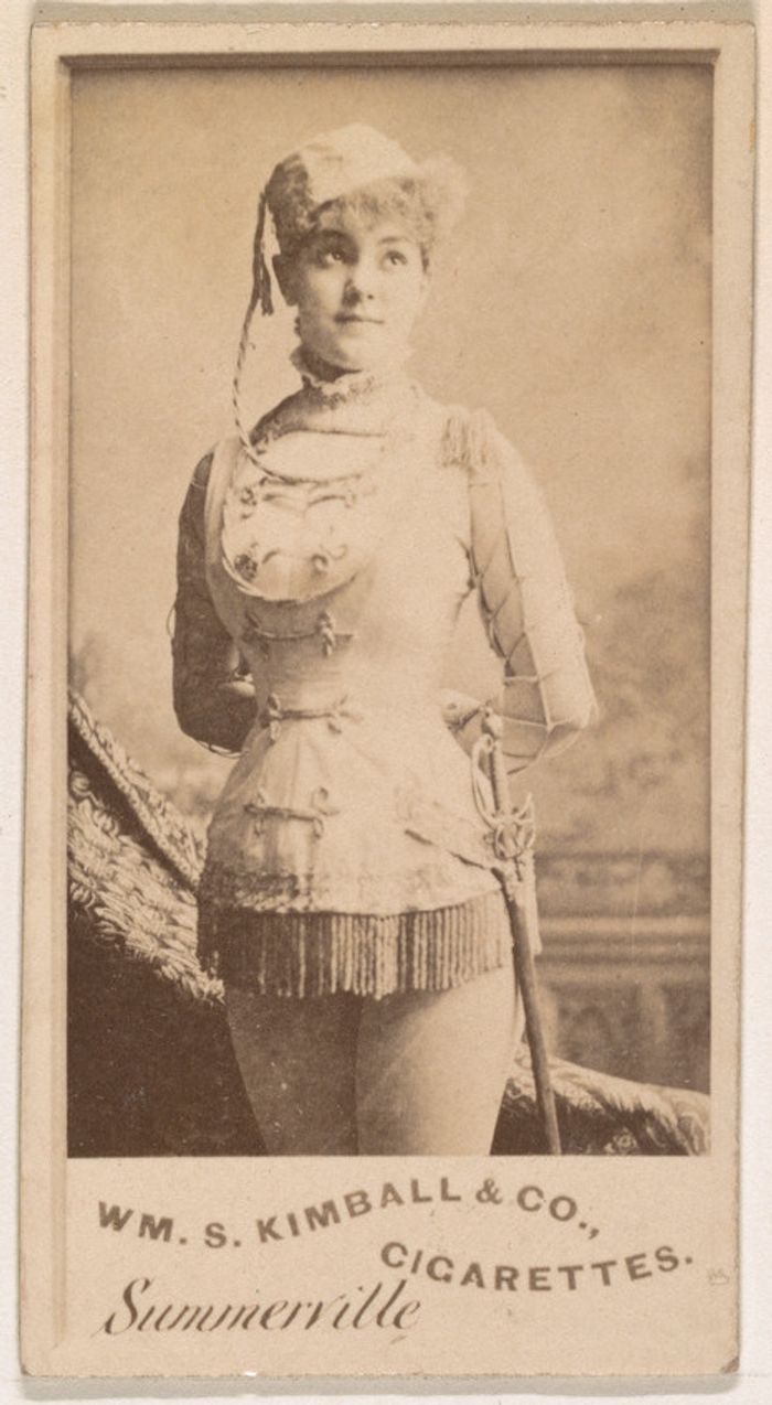 Miss Summerville, from the Actresses series (N203) issued by Wm. S. Kimball & Co.