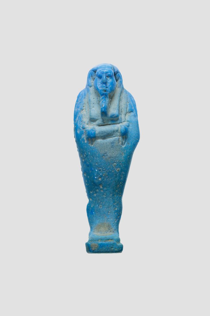 Uninscribed shabti from the tomb of Nespekashuty(?)