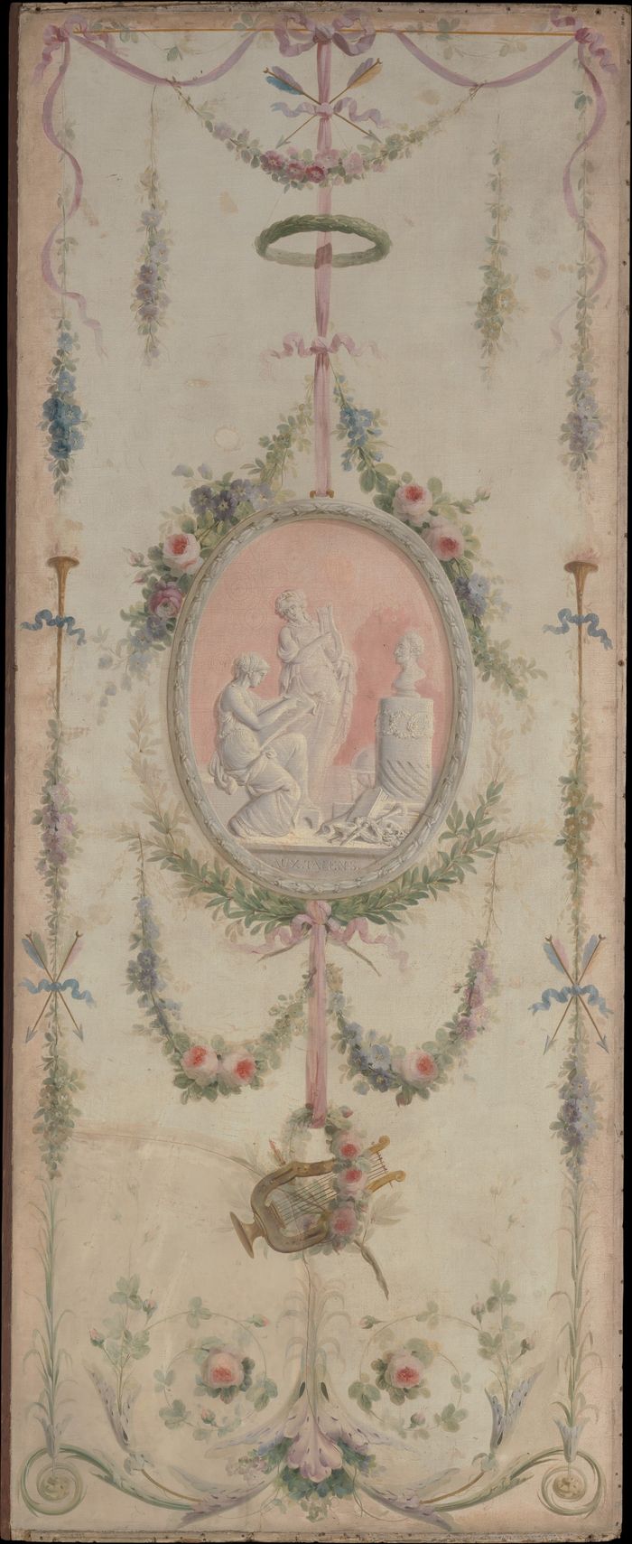 Allegory of the Arts (one of a pair)