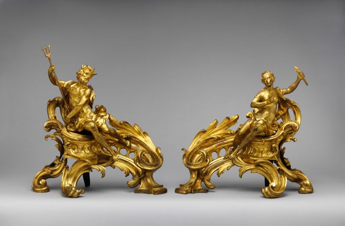Pair of firedogs (chenets)