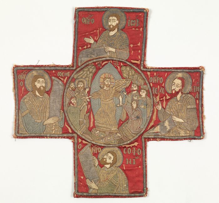 Embroidered cross from an Omophorion