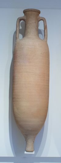 Terracotta fragments of a kylix (drinking cup)