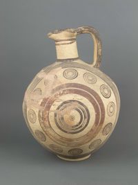 Terracotta vase in the form of a rooster