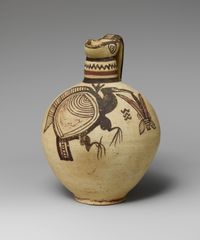 Terracotta fragment of a kylix (drinking cup)