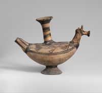 Glass mosaic ribbed bowl fragment