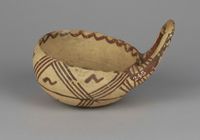 Terracotta fragments of kylikes (drinking cups)