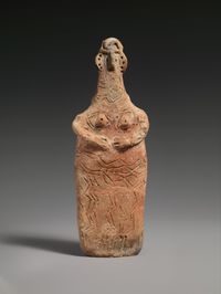 Terracotta fragment of a kylix (drinking cup)