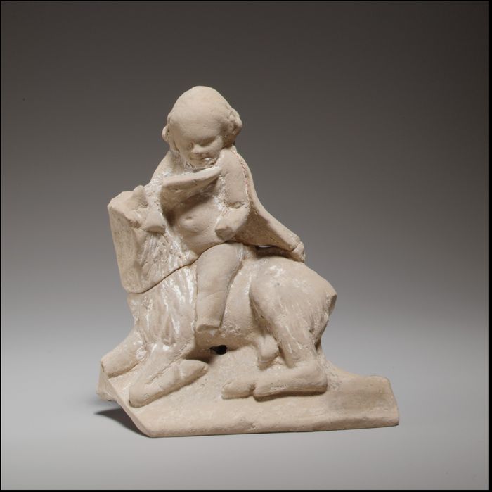 Eros riding a goat