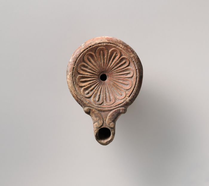 Tarracotta oil lamp