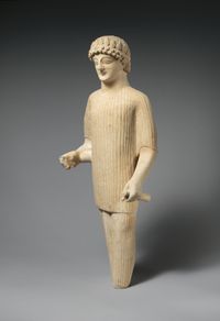 Terracotta fragment of a kylix (drinking cup)