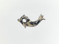 Terracotta fragments of a kylix (drinking cup)
