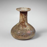 Mosaic glass bowl fragment