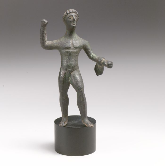Bronze statuette of Herakles