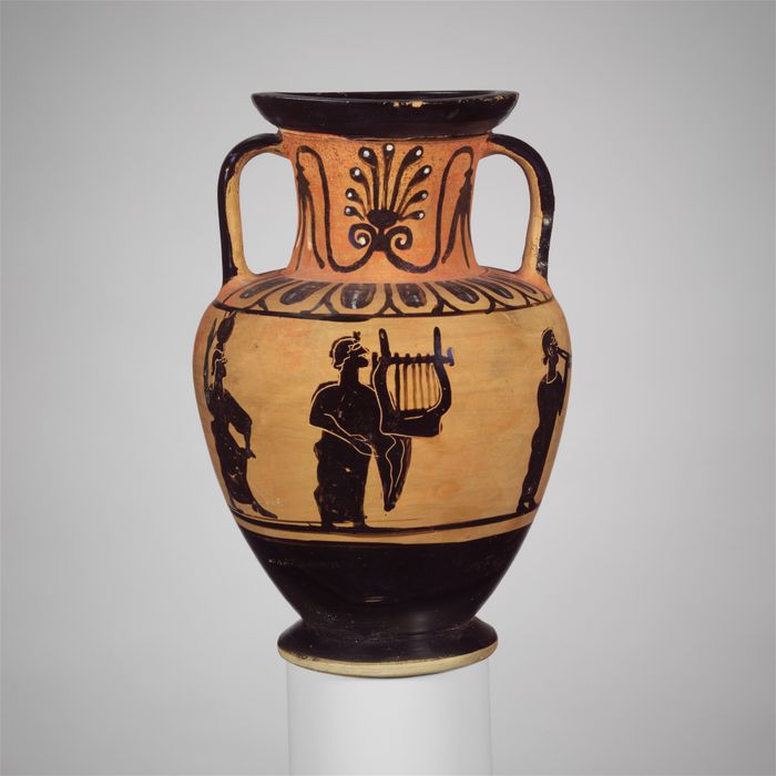 Terracotta neck-amphora (jar)