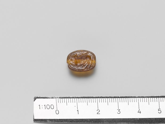 Glass scarab