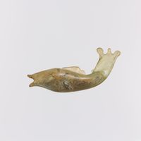 Terracotta aryballos (oil flask)