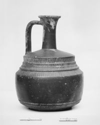 Terracotta rim fragments of a kylix (drinking cup)