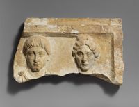 Fragment of a terracotta relief vase