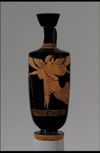 Terracotta rim fragment of a kylix (drinking cup)