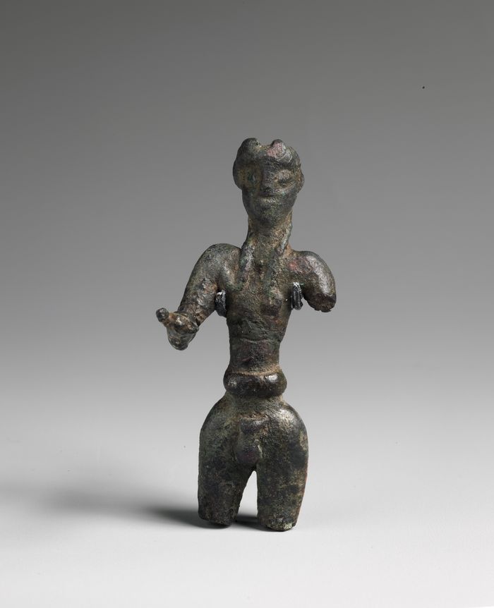 Bronze male figure