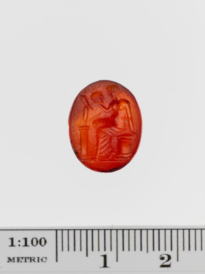 Carnelian ring stone