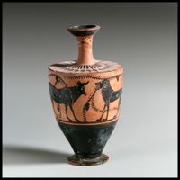 Terracotta phiale mesomphalos (libation bowl)