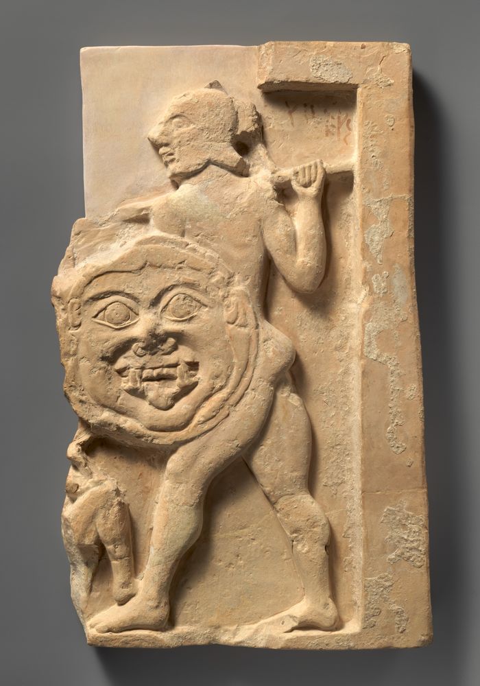Fragment of a terracotta relief