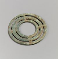 Terracotta rim fragment of a kylix (drinking cup)
