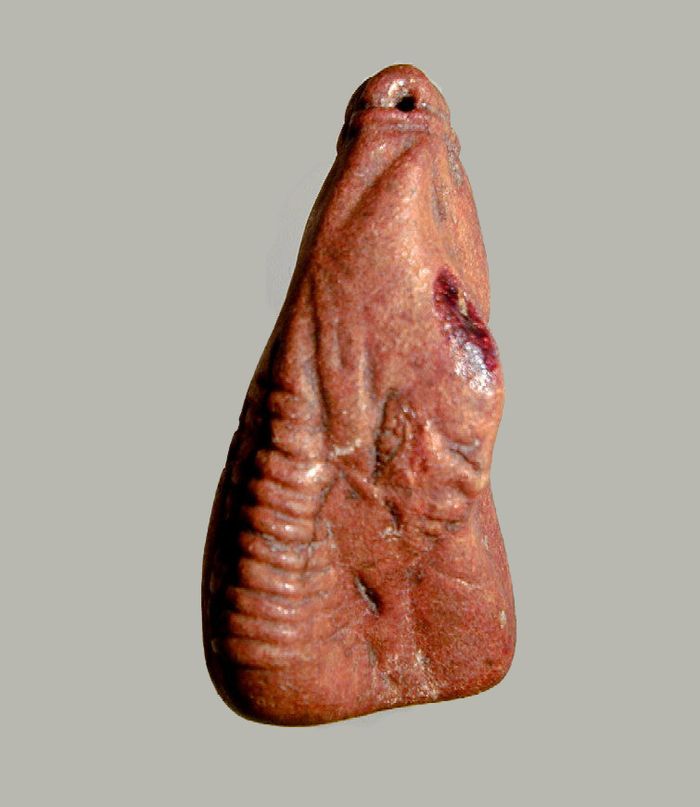 Pendant with two bearded male heads