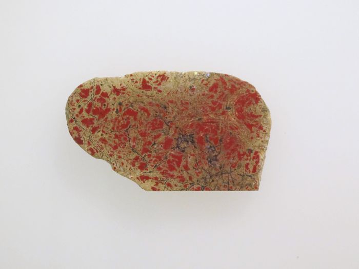 Glass monochrome inlay fragment