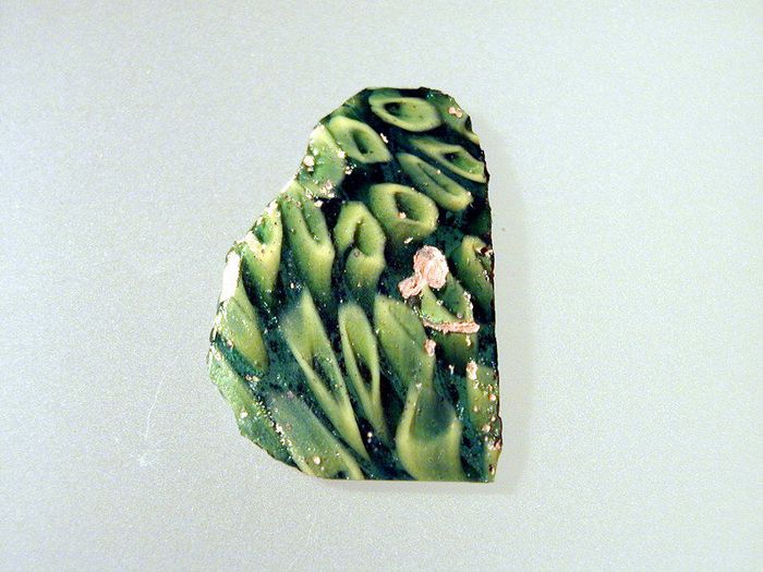 Glass mosaic bowl fragment