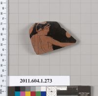 Terracotta fragment of a kylix (drinking cup)
