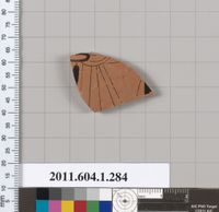 Terracotta oil lamp