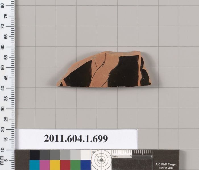 Terracotta fragment of a kylix (drinking cup)