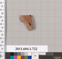 Tall alabaster flask
