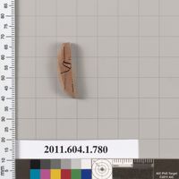 Terracotta kylix: lip-cup (drinking cup)