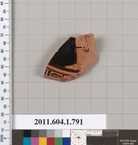 Glass fragmentary bottle