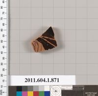 Stone lid of a pyxis