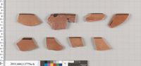 Terracotta oil lamp