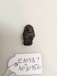 serrated oval pellet bead; amulet