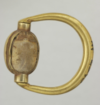 Thumbnail image for bulging ring; stop ring; bezel ring; scarab
