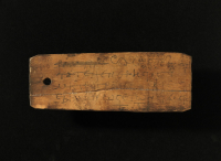 Thumbnail image for rectangular mummy label; two-sided mummy label