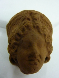 Thumbnail image for Roman female head figurine with closed neck