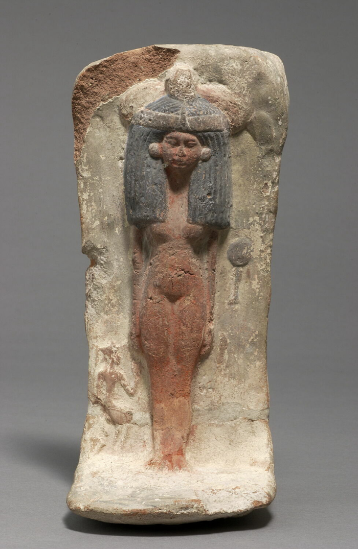 reclining female figurine