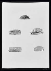 Thumbnail image for oval pellet pearl; scaraboid