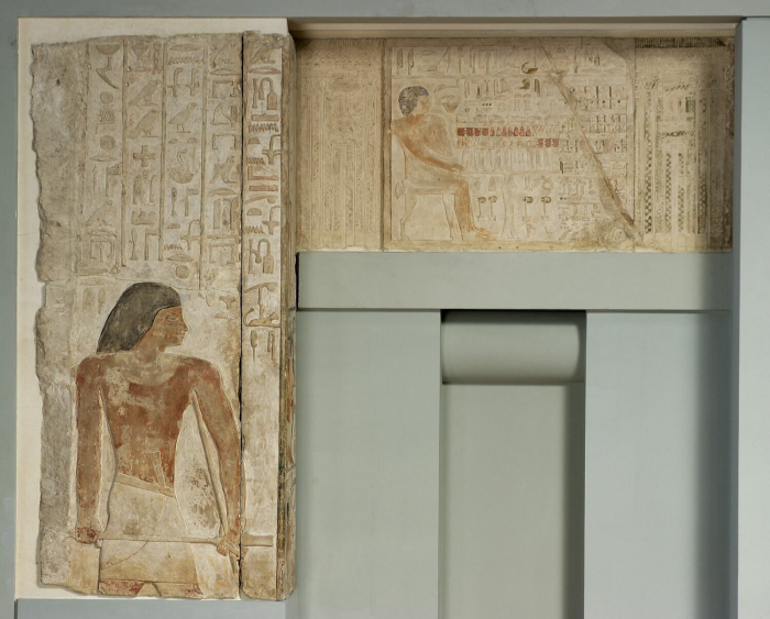 wall relief; false door stele