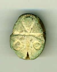 curved stele; two-register stele