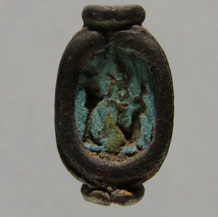 scarab; ring setting