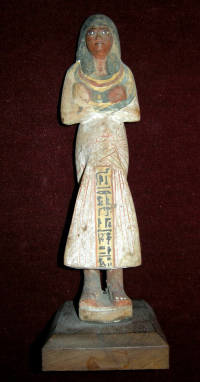 figurine of Harpocrates with a pot; figurine of phallic Harpocrates
